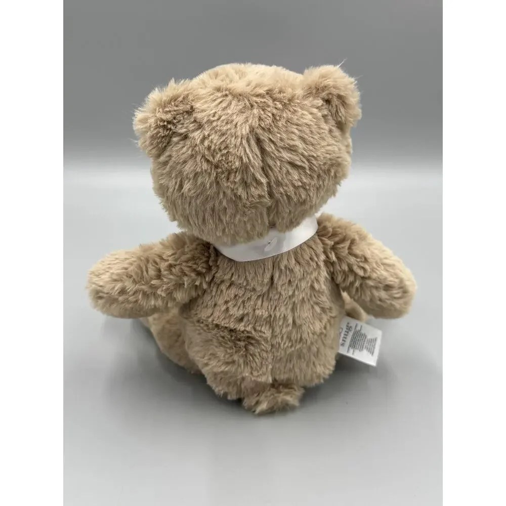 Snug Teddy Bear Plush 9” Stuffed Animal W/ Ribbon Bow